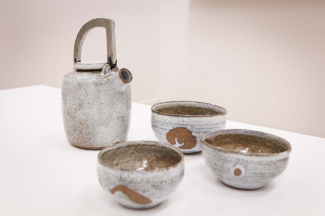 Tea set, tee set weiss, teekanne, teeschalen