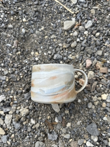 Holzbrand Tasse